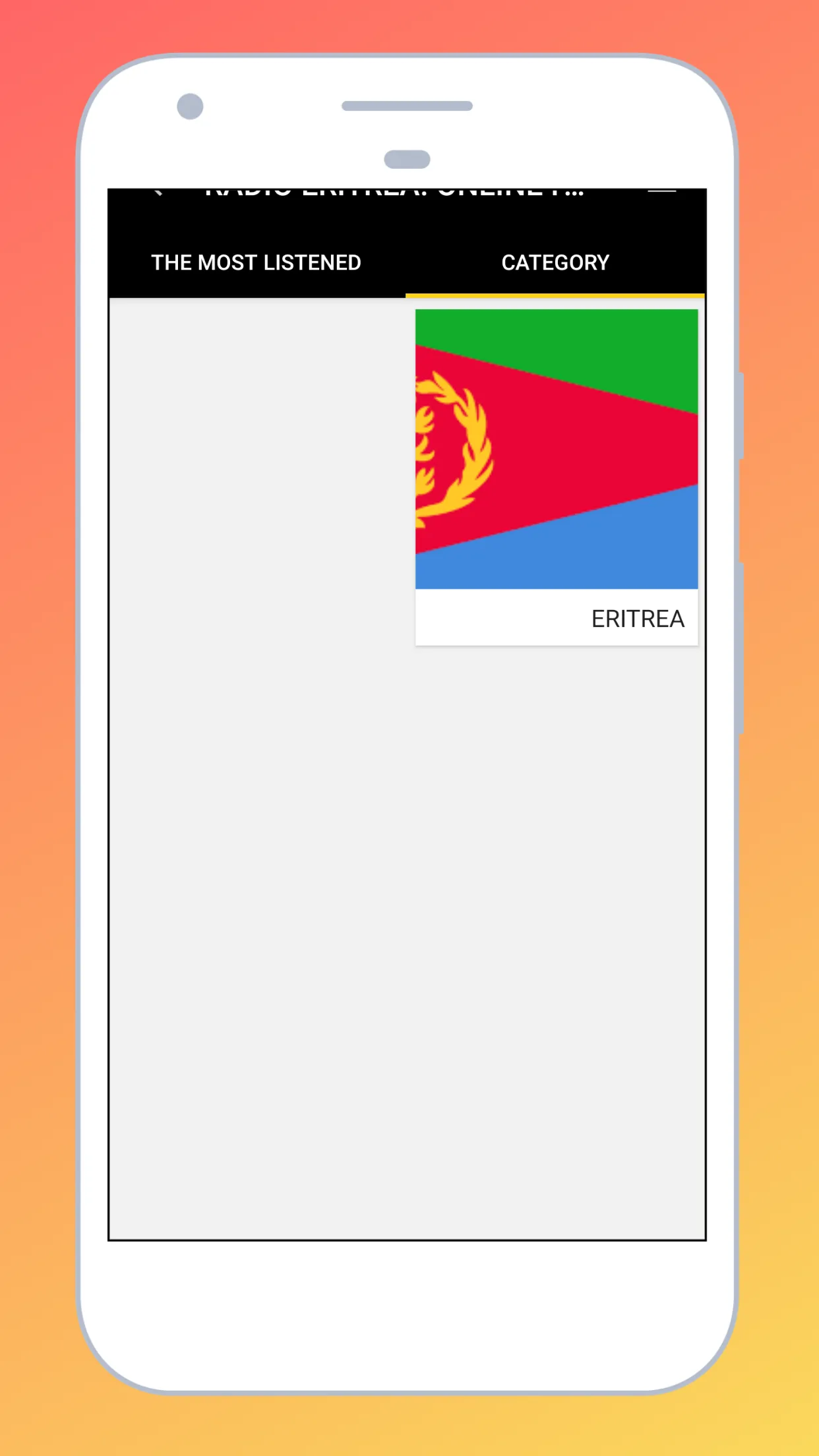 Radio Eritrea FM: Radio Online | Indus Appstore | Screenshot