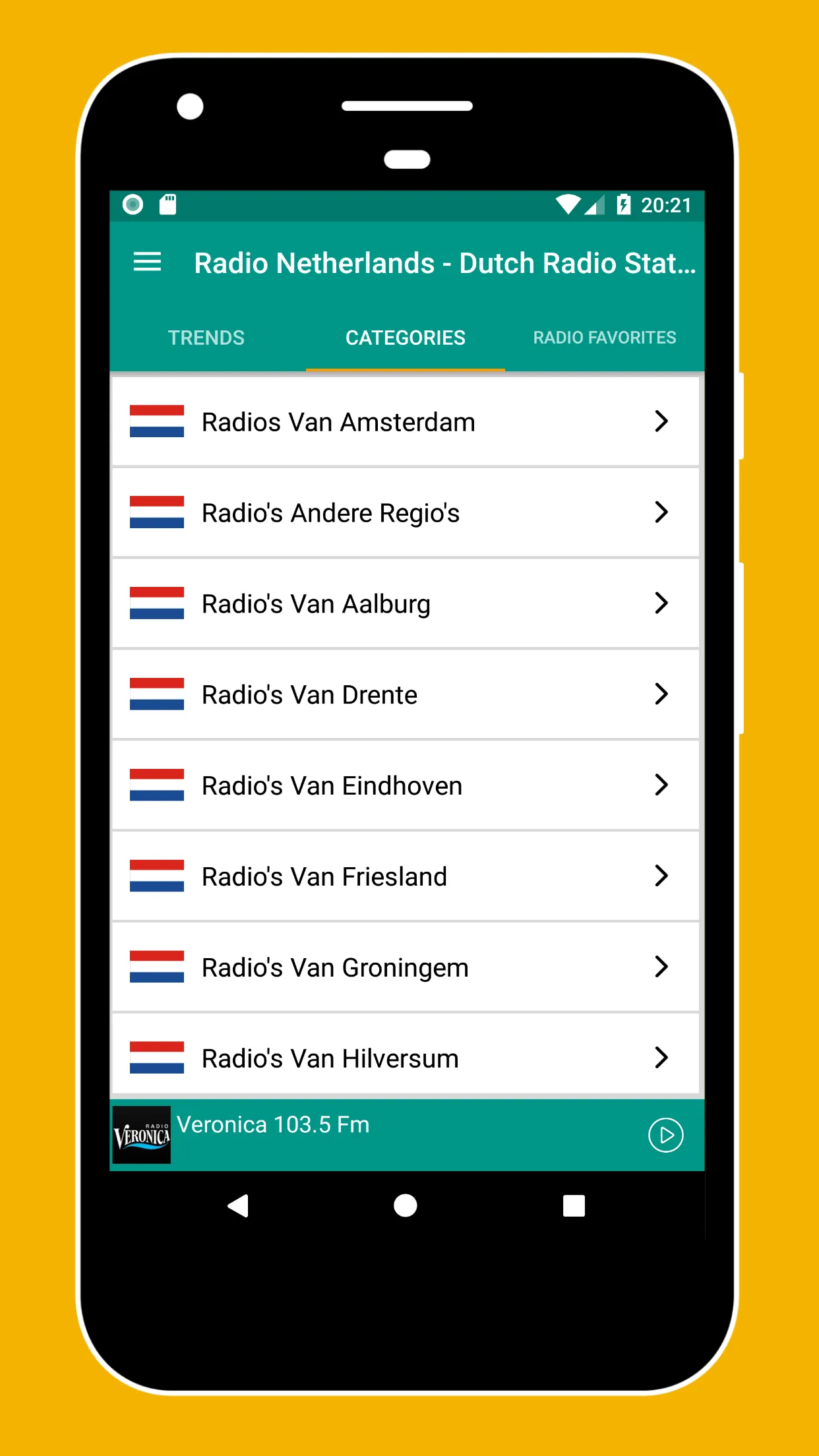 Radio Netherlands - Radio FM | Indus Appstore | Screenshot