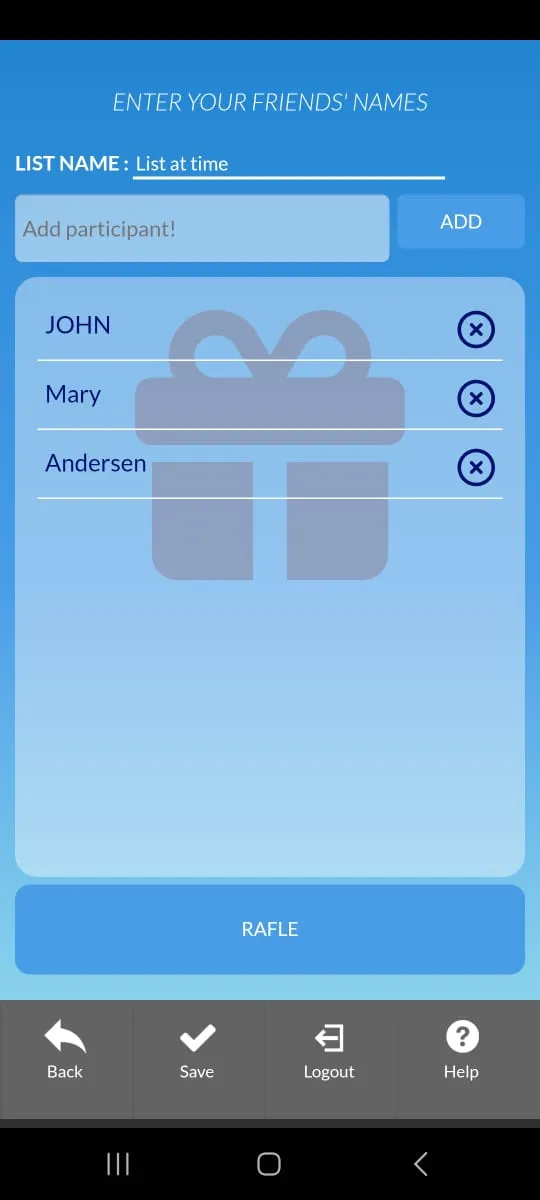 Secret santa draw | Indus Appstore | Screenshot