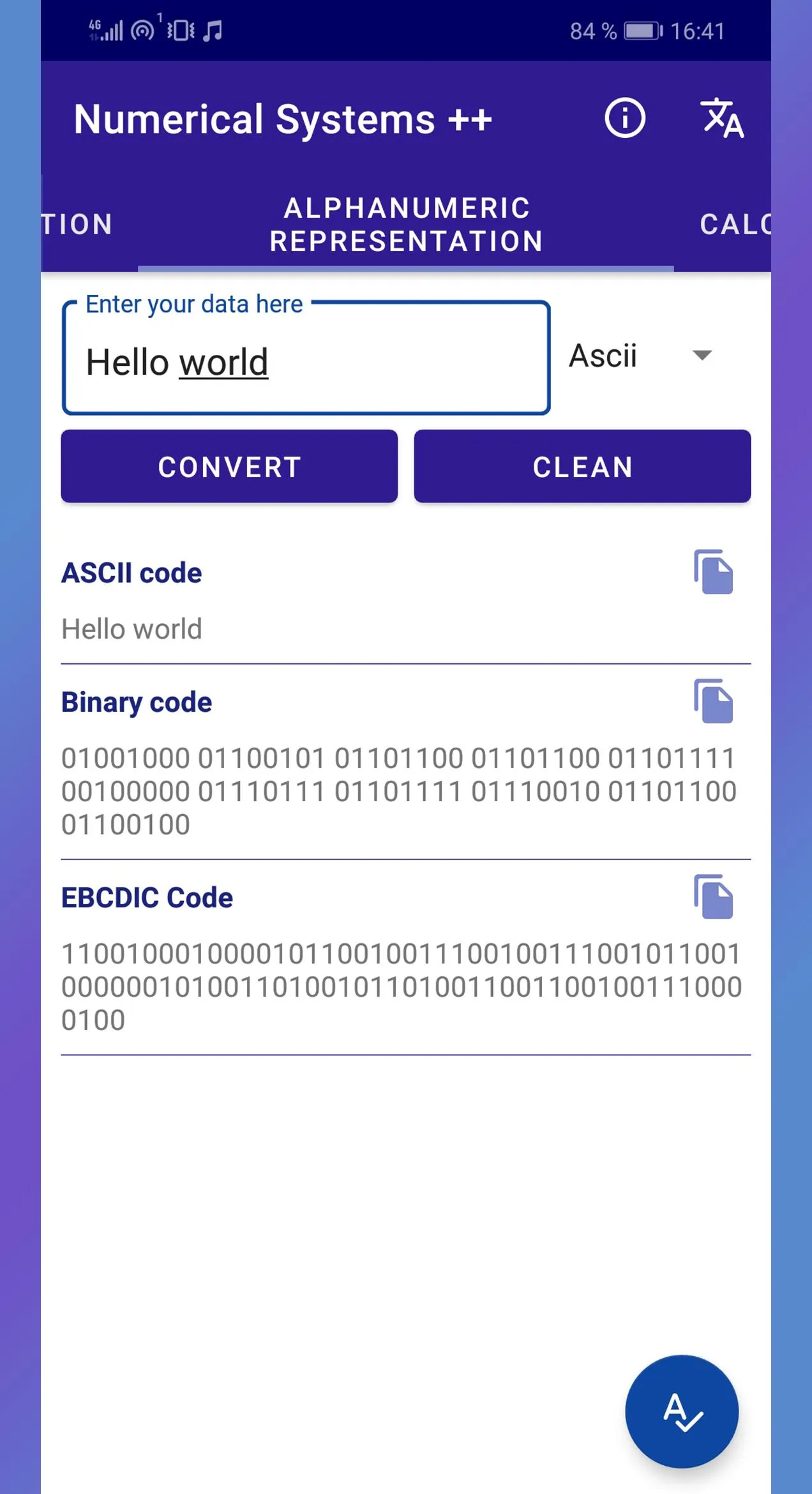 Numerical Systems + ASCII | Indus Appstore | Screenshot