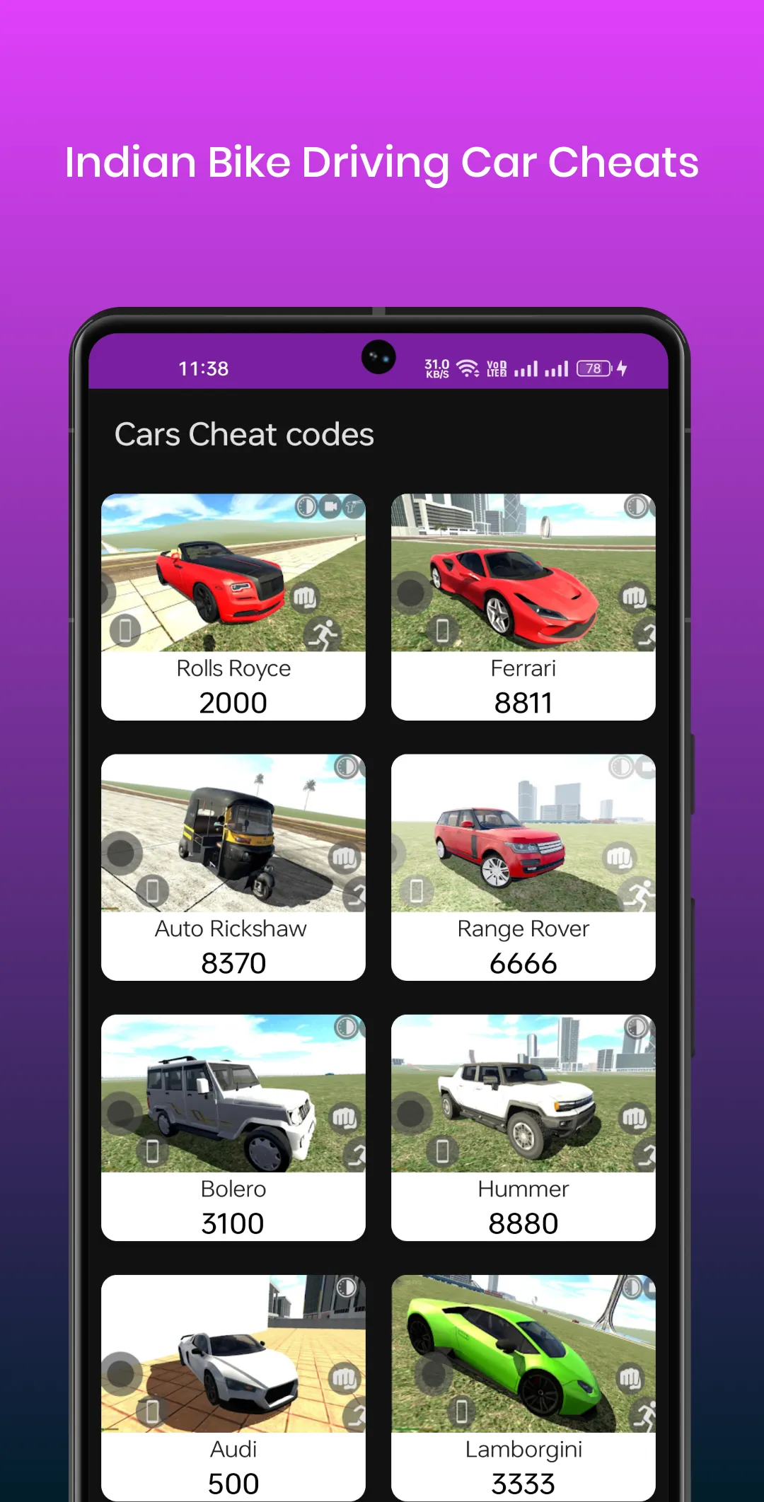 Indian Bike driving cheat code | Indus Appstore | Screenshot