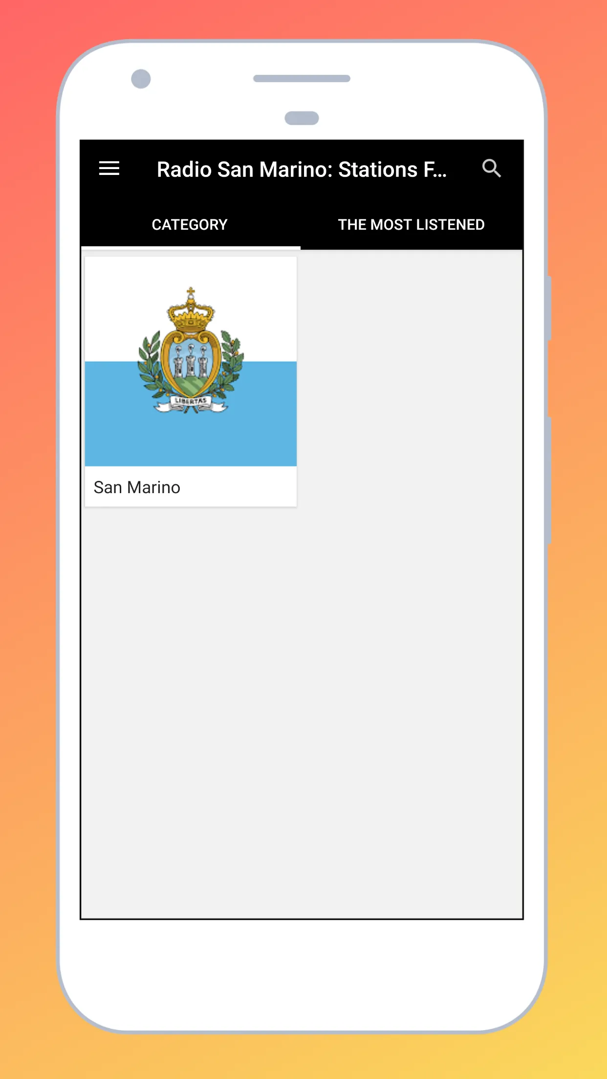 Radio San Marino: Radio Online | Indus Appstore | Screenshot