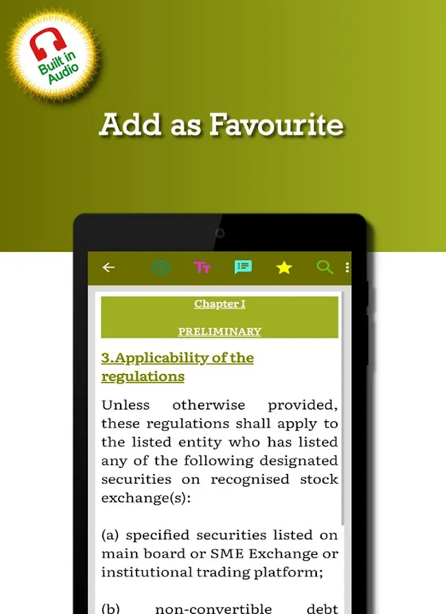 SEBI Listing Regulations 2015 | Indus Appstore | Screenshot