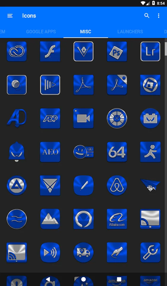 Blue Icon Pack | Indus Appstore | Screenshot