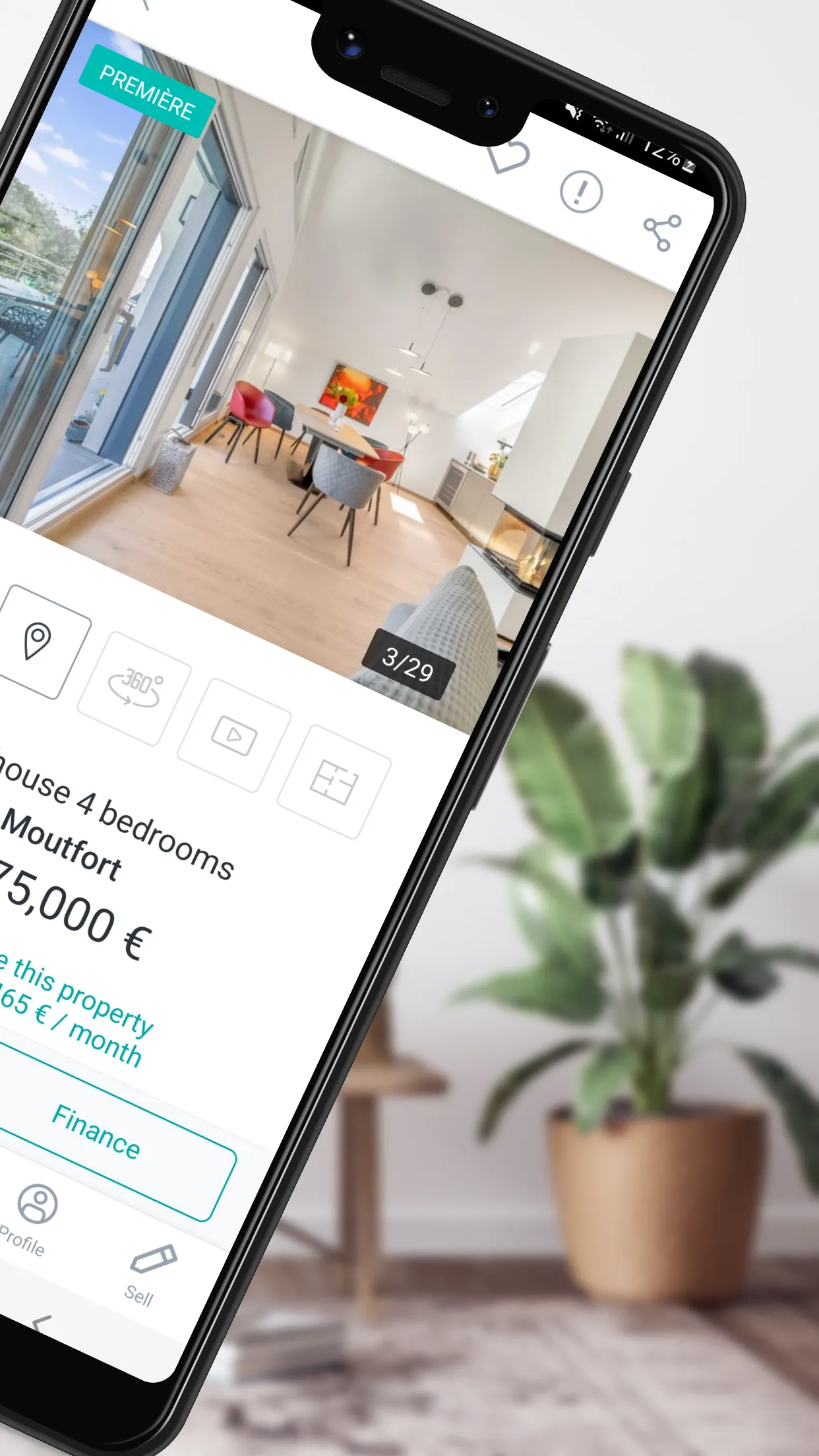 atHome Luxembourg Real Estate | Indus Appstore | Screenshot