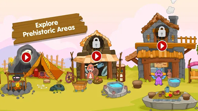 Caveman Games World for Kids | Indus Appstore | Screenshot