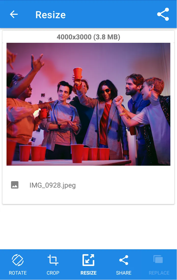 Photo & Picture Resizer | Indus Appstore | Screenshot