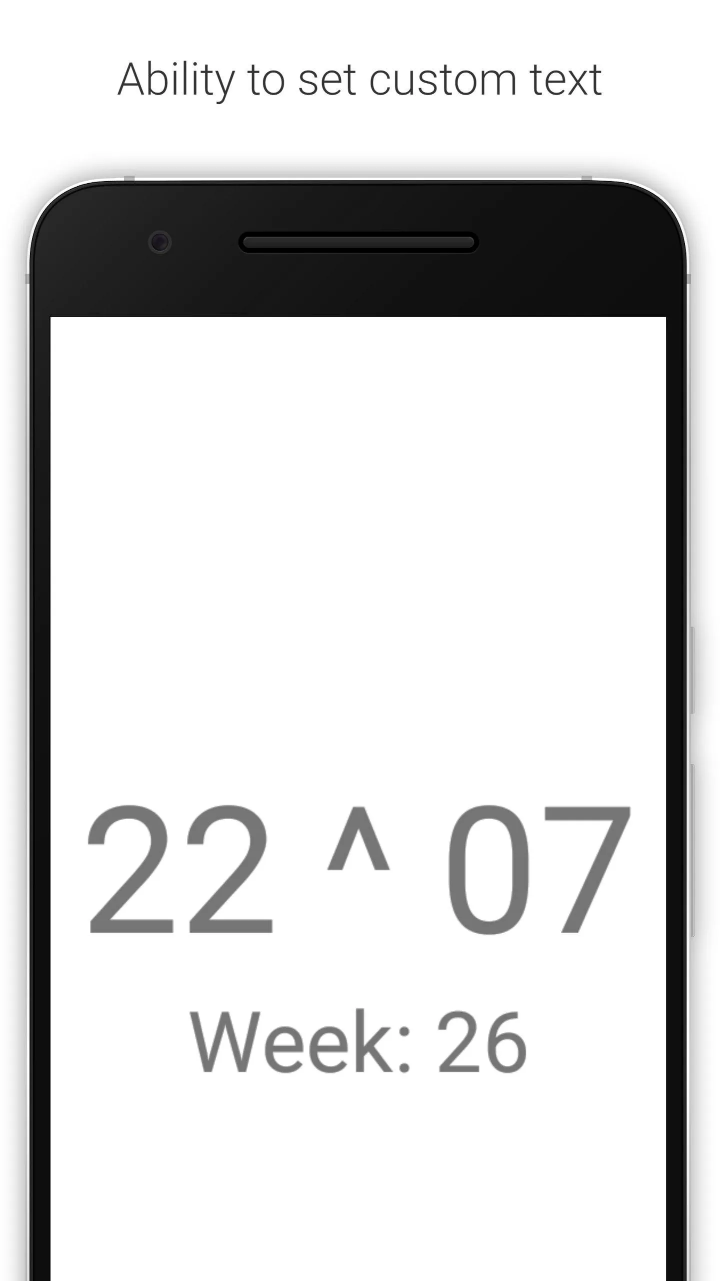 FSclock - Fullscreen Clock | Indus Appstore | Screenshot