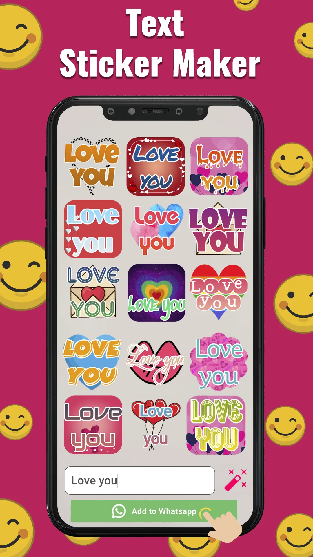 Text Sticker Maker Stikers | Indus Appstore | Screenshot