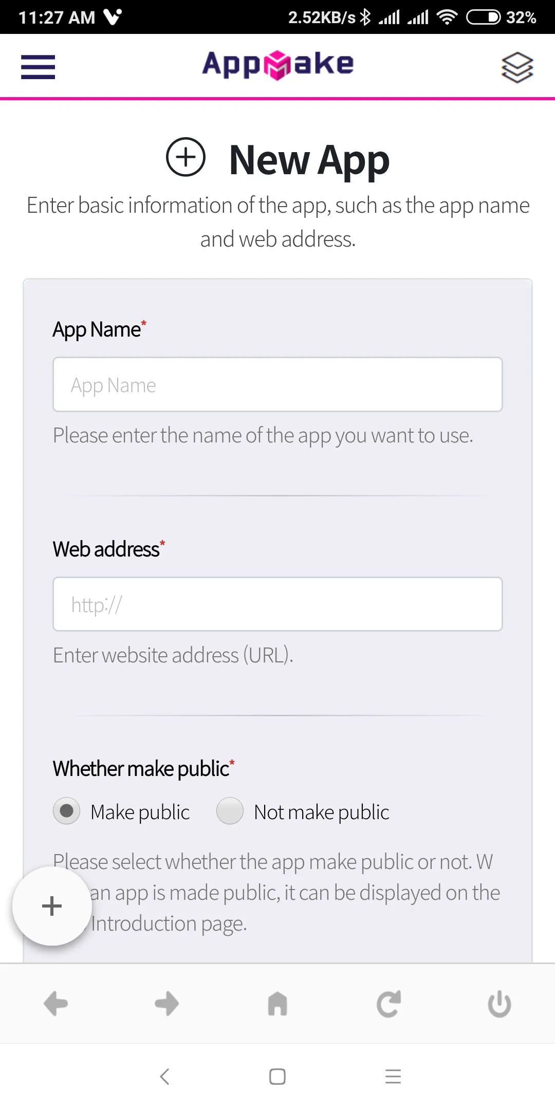AppMake - Hybrid app maker | Indus Appstore | Screenshot