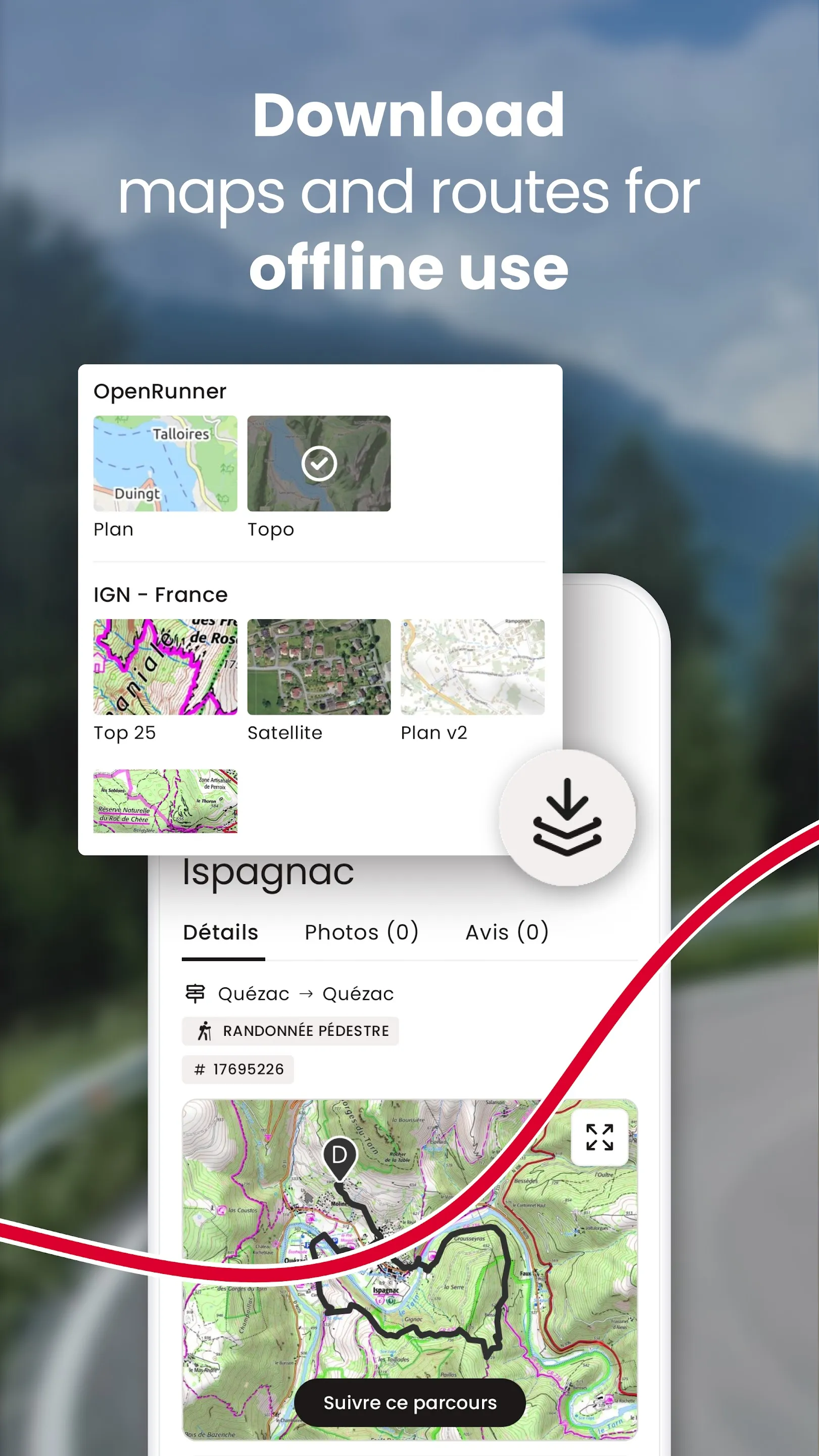 OpenRunner : bike & hike maps | Indus Appstore | Screenshot