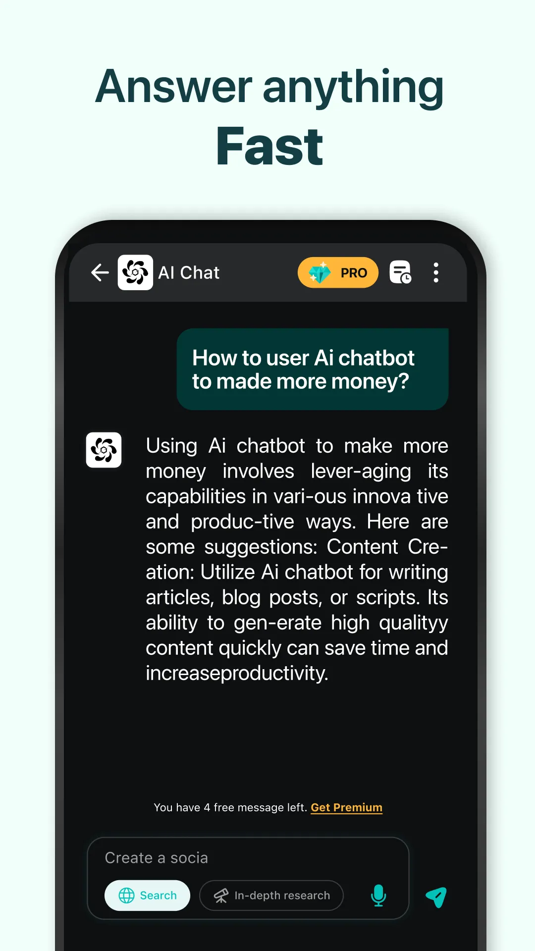 Ai Chatbot - Pro | Indus Appstore | Screenshot
