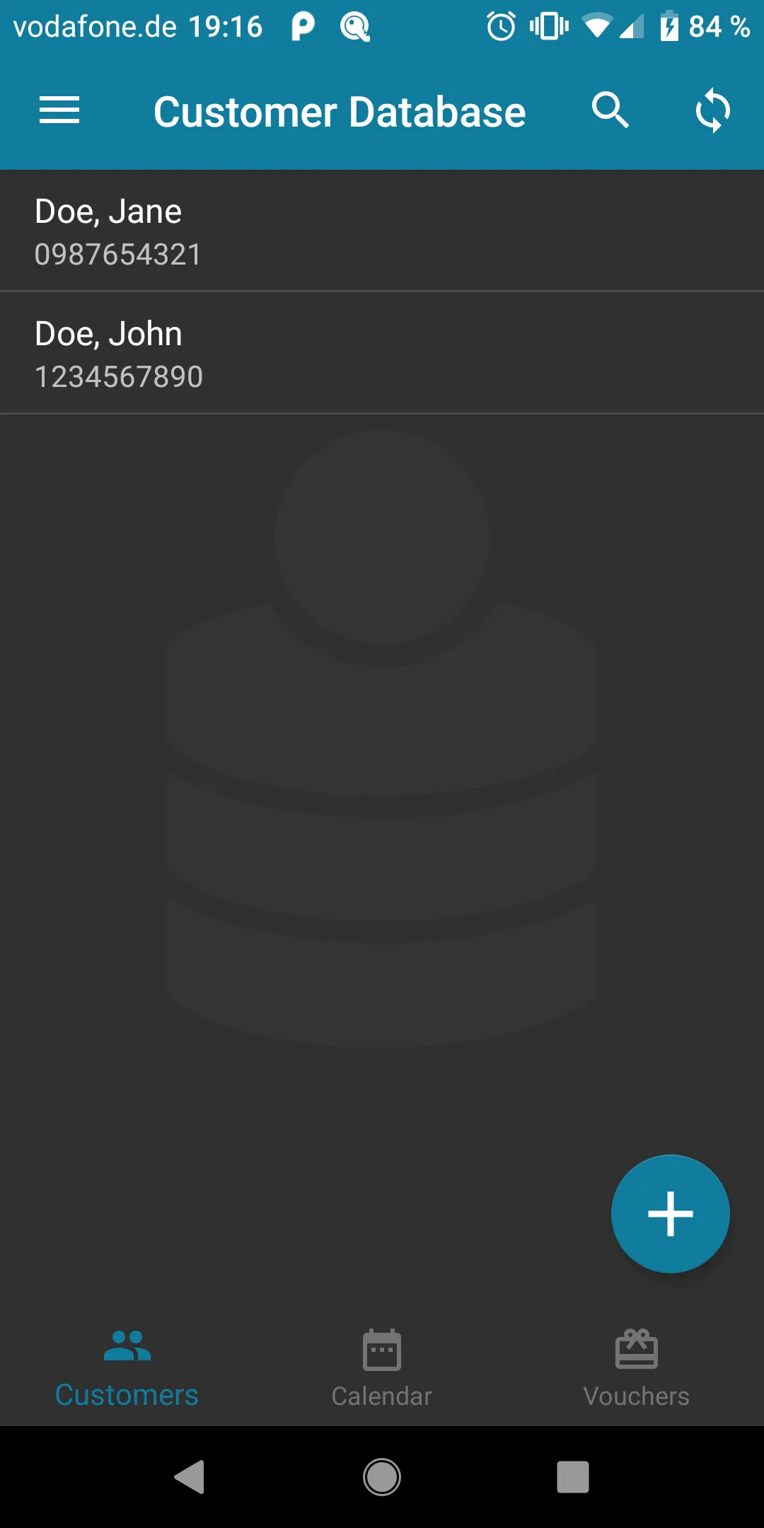 Customer Database | Indus Appstore | Screenshot