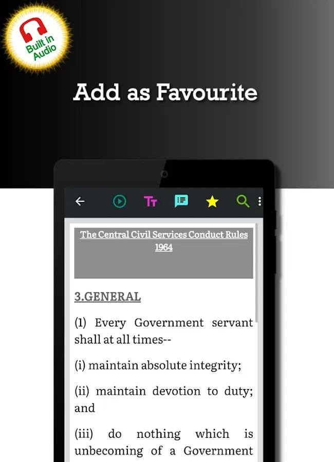 CCS (CONDUCT) RULES 1964 | Indus Appstore | Screenshot