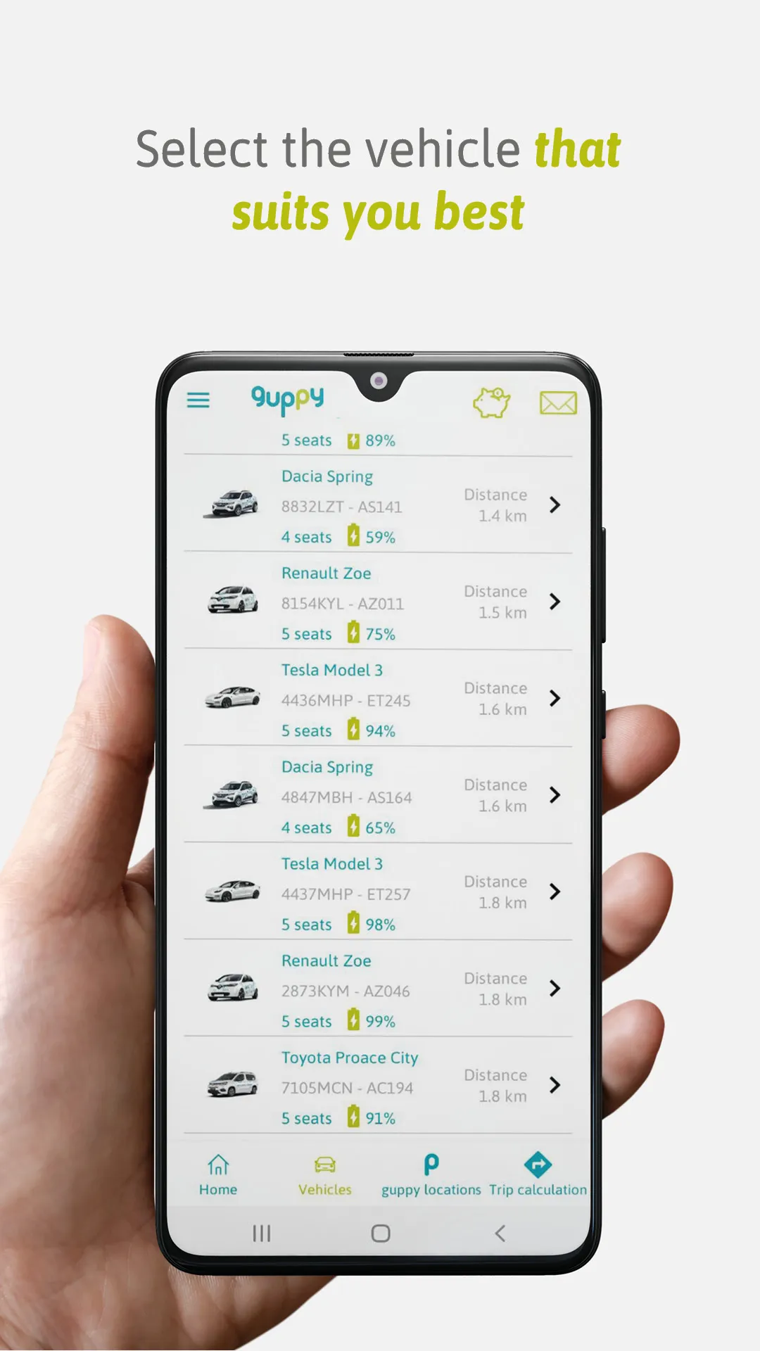 guppy - Car Sharing | Indus Appstore | Screenshot