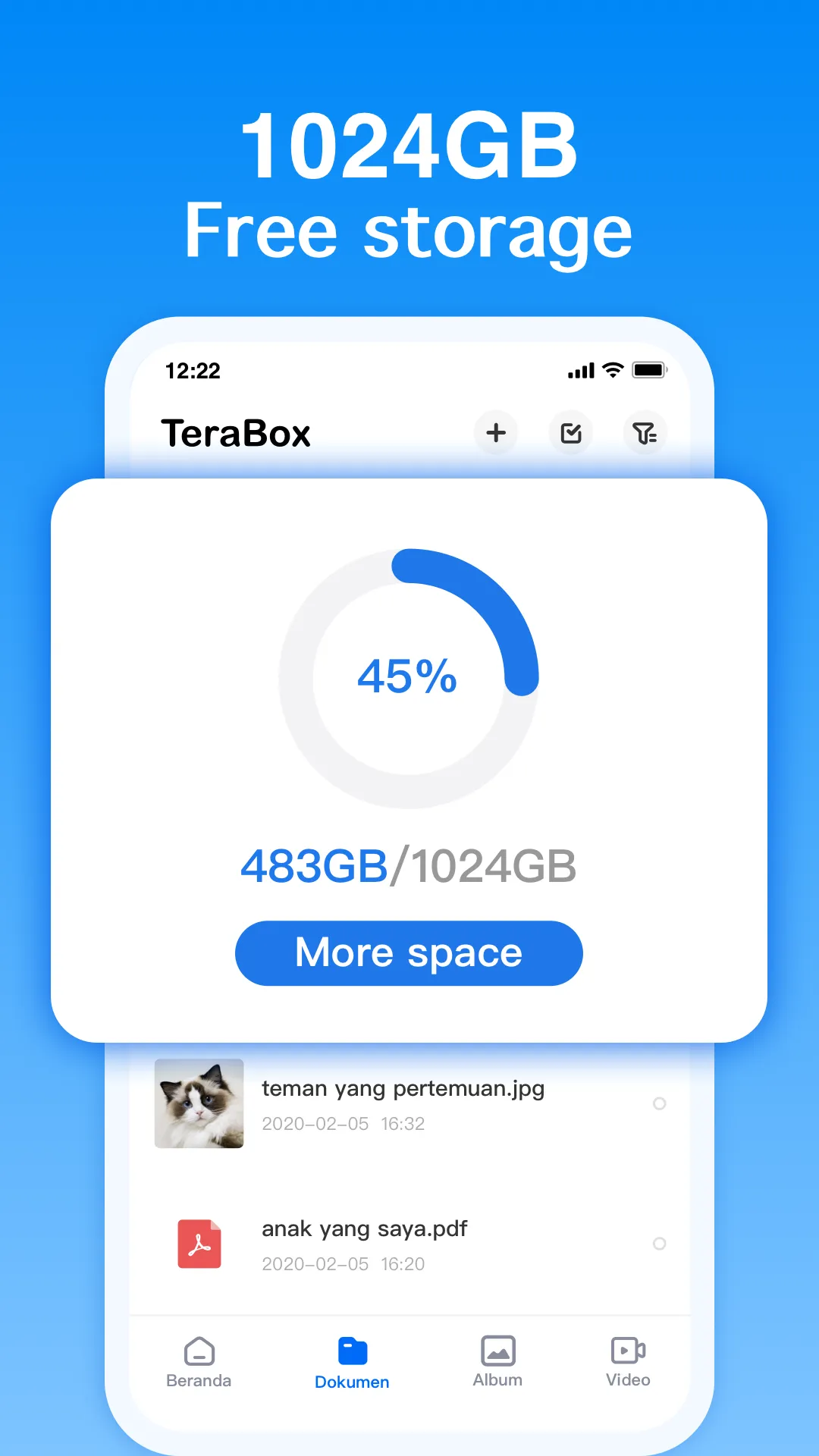 TeraBox: Cloud Storage Space | Indus Appstore | Screenshot