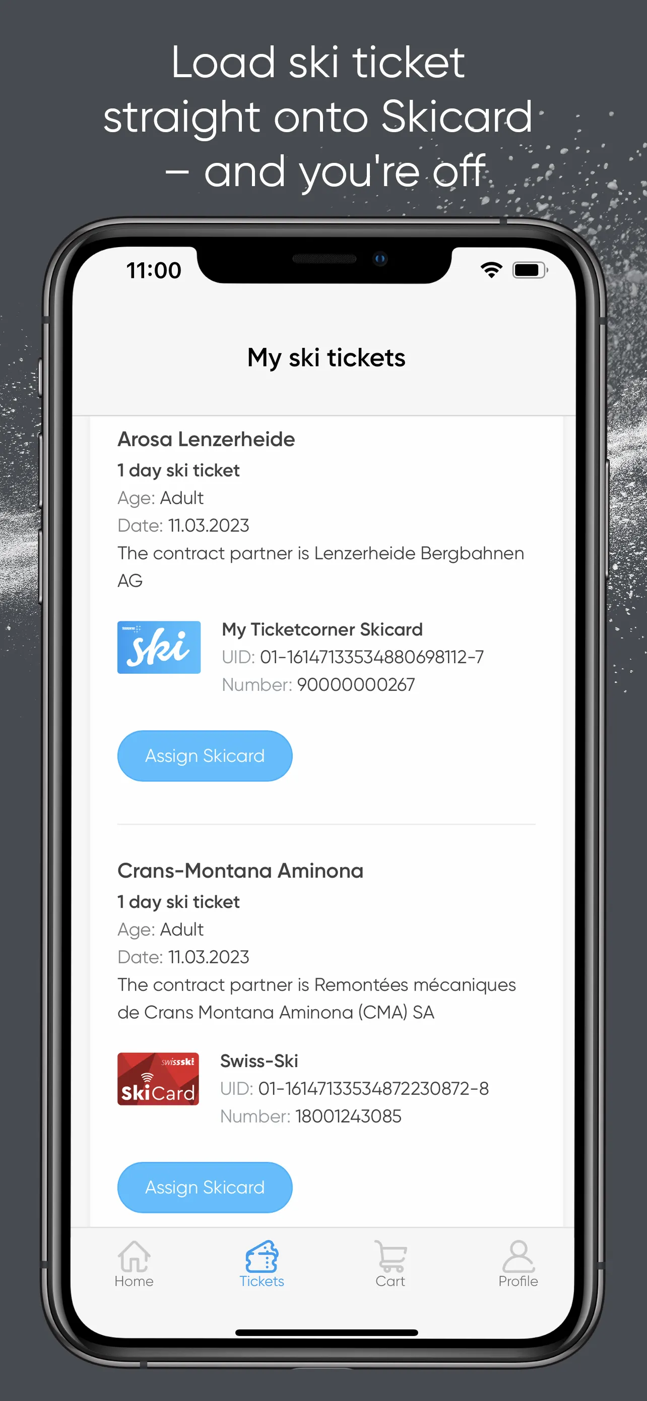 Ticketcorner Ski – Ski tickets | Indus Appstore | Screenshot
