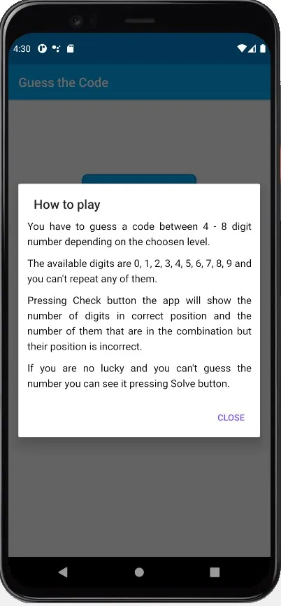 Guess the Code | Indus Appstore | Screenshot