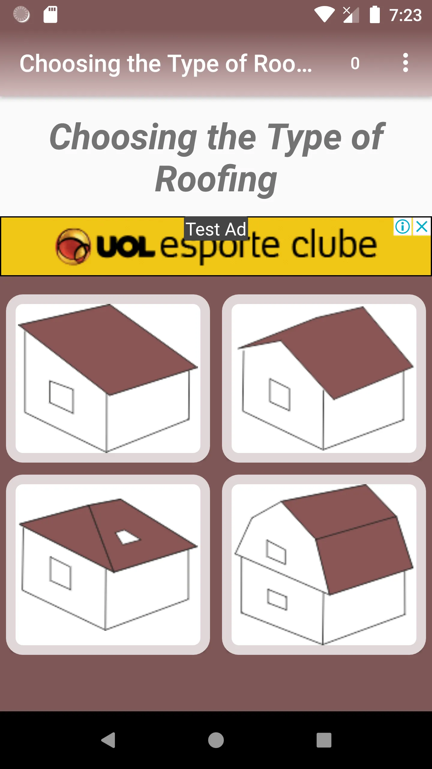 Calculation of roofs | Indus Appstore | Screenshot