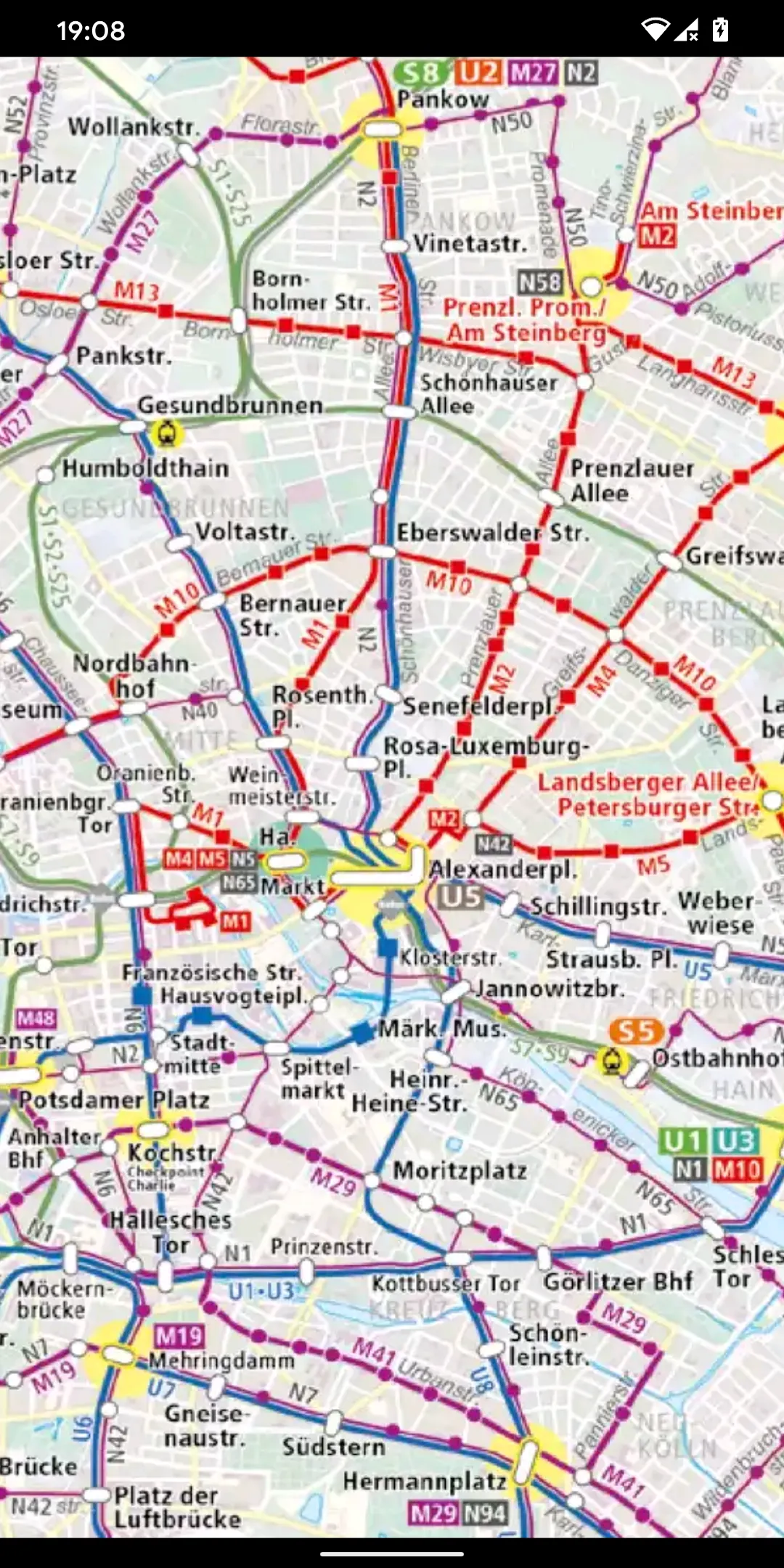 Berlin Liniennetz S und U Bahn | Indus Appstore | Screenshot