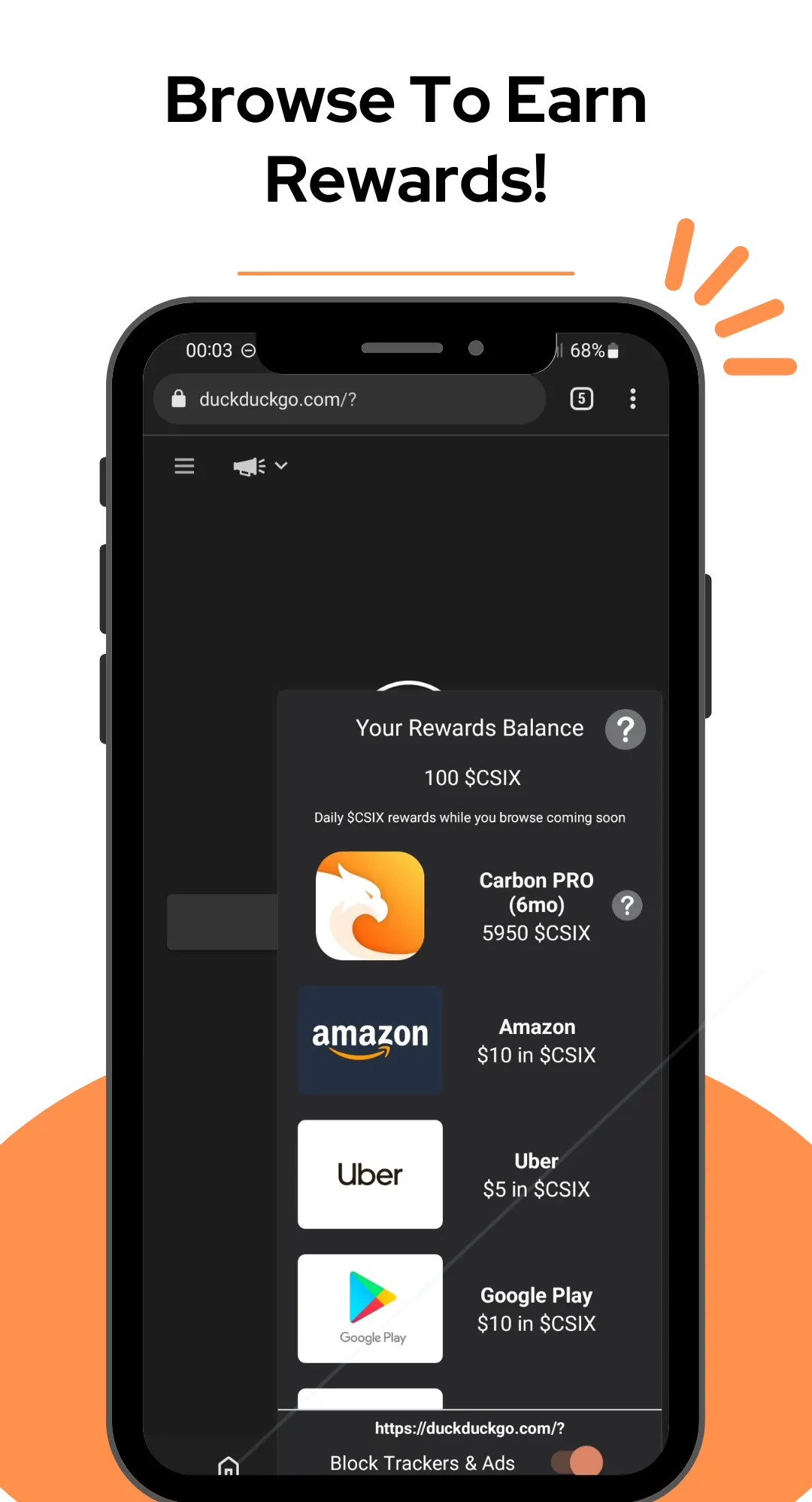 Carbon: Super Fast Browser | Indus Appstore | Screenshot