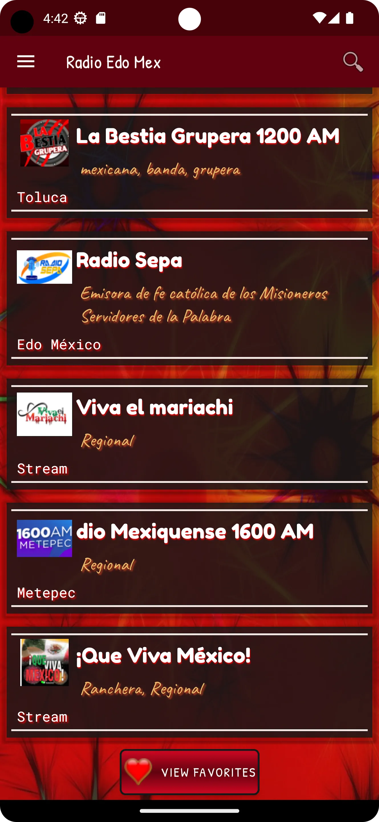 Radio Estado México (EdoMex) | Indus Appstore | Screenshot