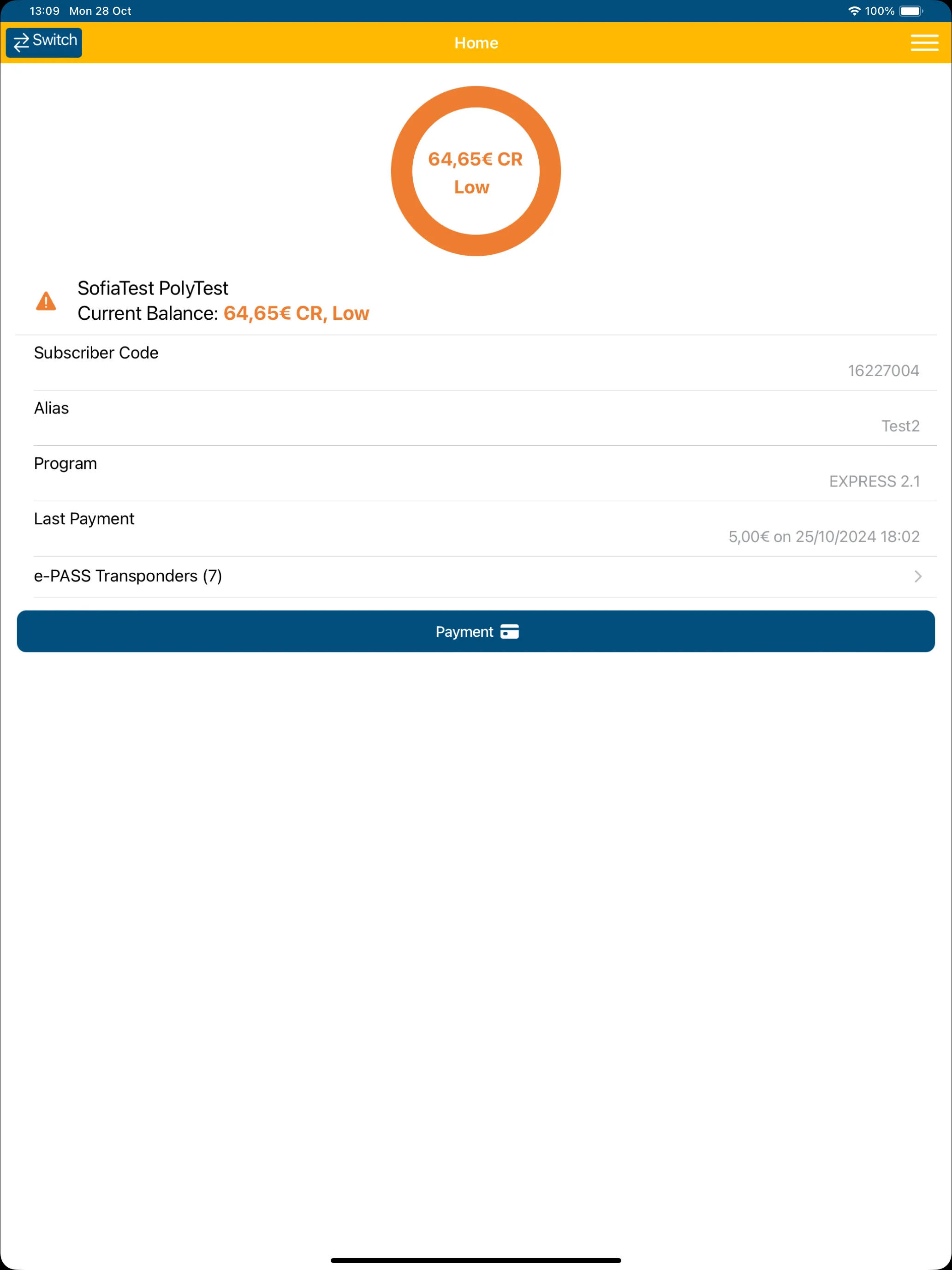 my e-PASS | Indus Appstore | Screenshot
