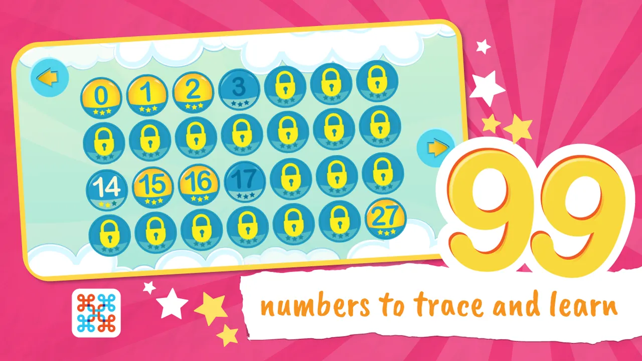 Preschool Number Tracing 1-99 | Indus Appstore | Screenshot