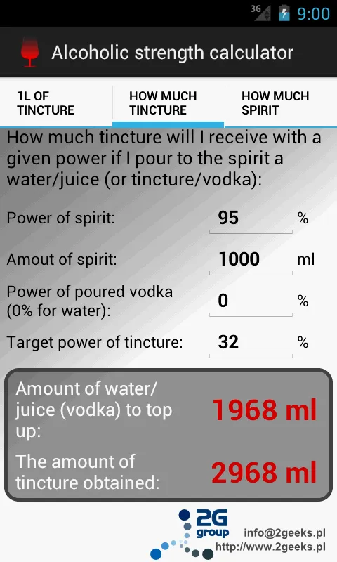 Alcoholic strength calculator | Indus Appstore | Screenshot