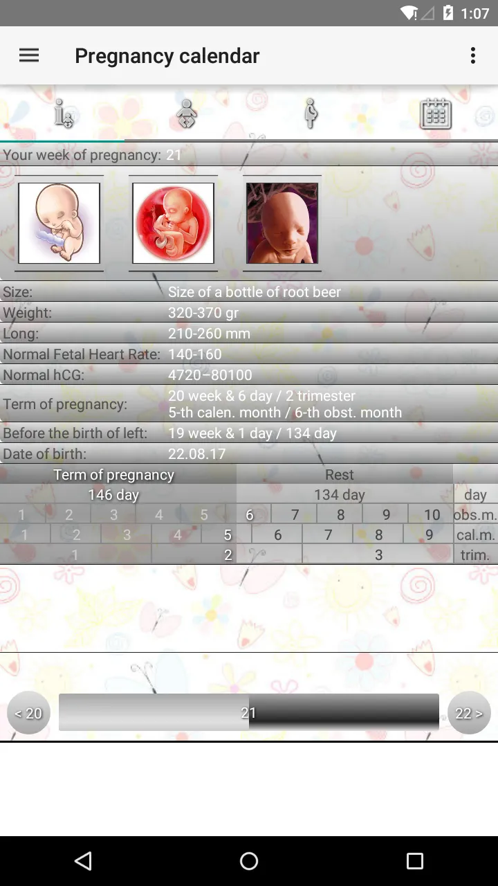 Pregnancy Calendar | Indus Appstore | Screenshot