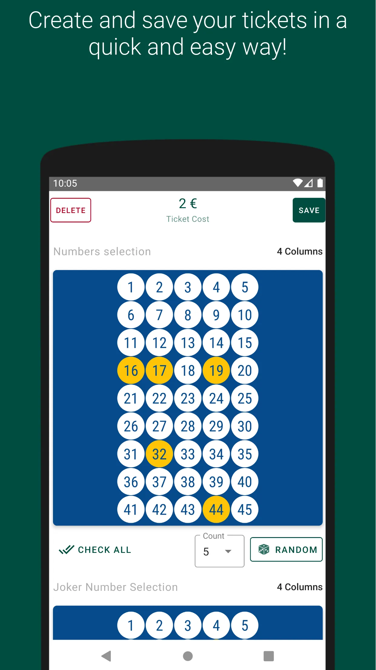 Greek Lottery Games & Results! | Indus Appstore | Screenshot