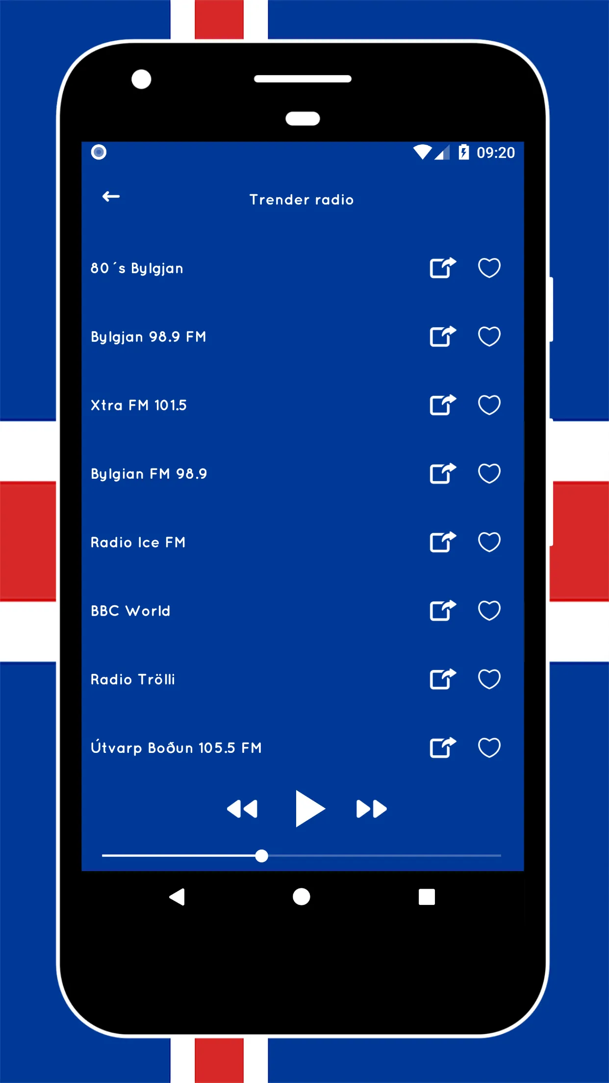 Radio Iceland - DAB Radio FM | Indus Appstore | Screenshot