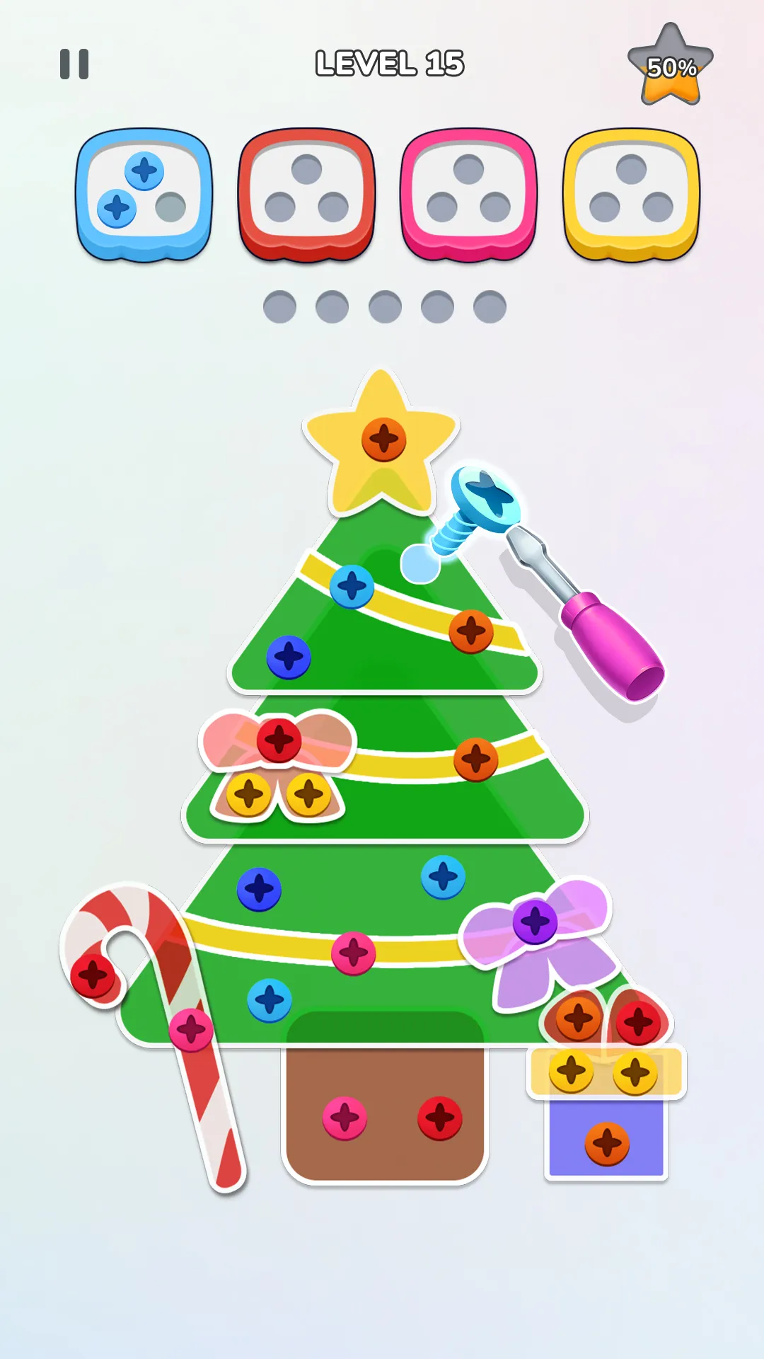 Unscrew Nuts Sort: Pin Puzzle | Indus Appstore | Screenshot